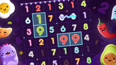Numberzilla: Number Match Game header