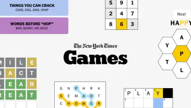 NYT Games: Wordle & Crossword header
