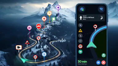 Offline Map Navigation header