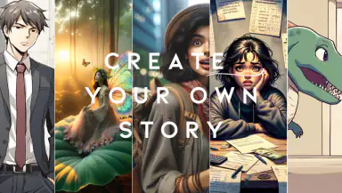 Okudu AI - Create Stories header