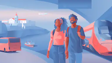Omio: Book Train, Bus, Flights header
