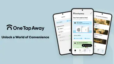 One Tap Away header