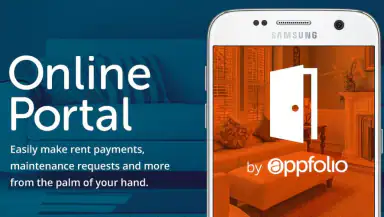Online Portal by AppFolio header