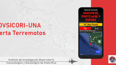 OVSICORI-UNA Alerta Terremotos header