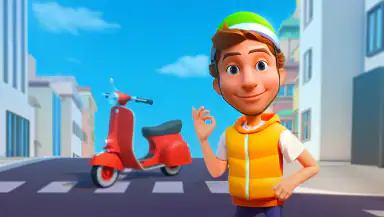 Paper Boy Race: Running game header
