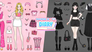 Paper Doll Diary: Dress Up DIY header