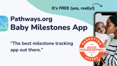 Pathways.org Baby Milestones header