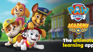 PAW Patrol Academy NETFLIX header