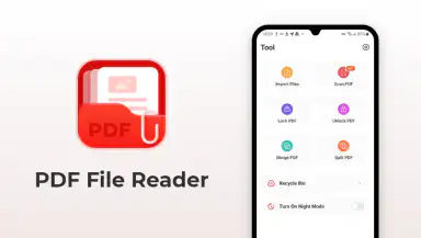 PDF File Reader header