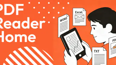 PDF Reader Home- File Viewer header