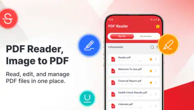 PDF Reader: View All PDFs header