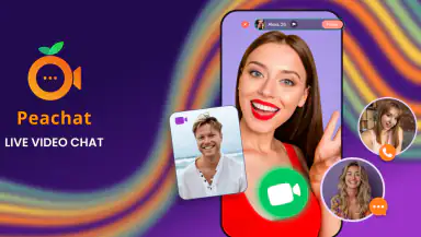 Peachat - Live Video Chat header