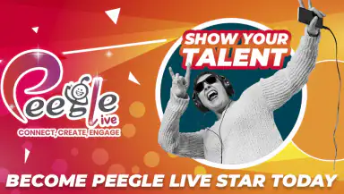 Peegle Live - Live Stream header