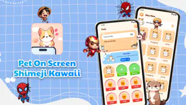 Pet On Screen - Shimeji Kawaii header