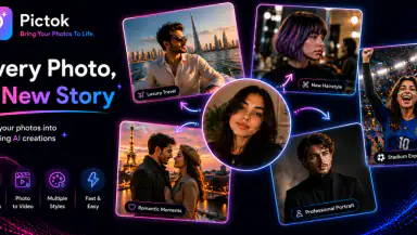 PicTok : AI Photo Generator header