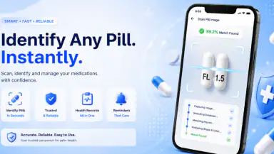Pill Identifier & Drug Search header