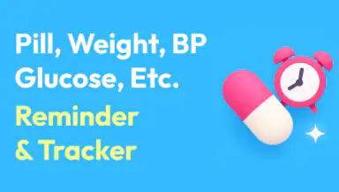 Pill Reminder & Health Tracker header
