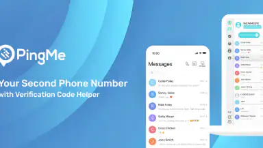PingMe - Second Phone Number header