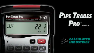 Pipe Trades Pro Calculator header