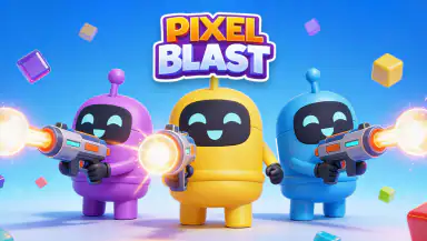 Pixel Blast: Robot Shooter header
