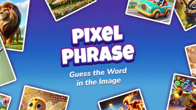 PixelPhrase ™ Pics & Word Game header