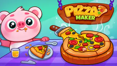 Pizza Maker Kids Cooking Games header
