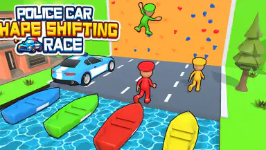 Police Car Shape Shifting Race header