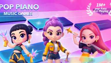 Pop Piano: Music Games header