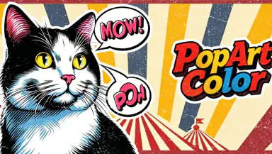 PopArt Color Paint By Number header