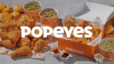 Popeyes® App header