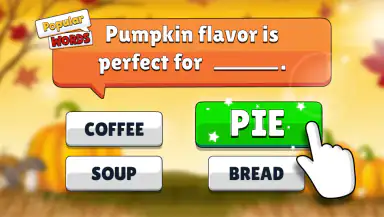 Popular Words: Family Game header
