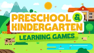 Preschool & Kindergarten Games header