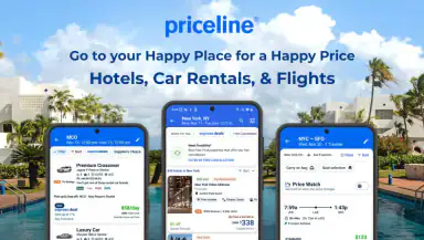 Priceline: Hotel, Flight & Car header