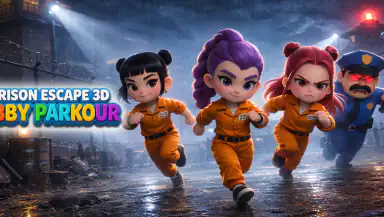 Prison Escape: 3D Obby Parkour header