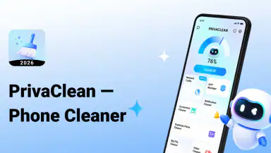 PrivaClean — Phone Cleaner header