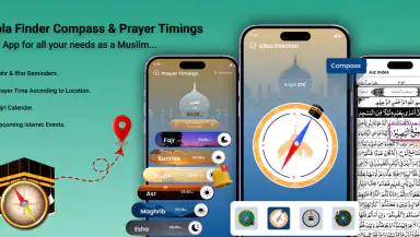 Qibla Compass: Al Quran header