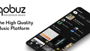 Qobuz: Music & Editorial header