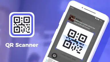 QR Scanner header