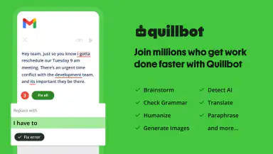 Quillbot: AI Writing Assistant header