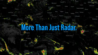 RadarOmega: Doppler Radar App header