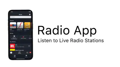 Radio App header