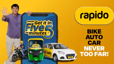 Rapido: Bike-Taxi, Auto & Cabs header