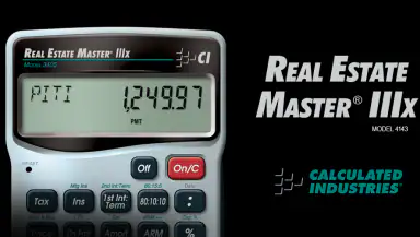 Real Estate Master IIIx Calc header