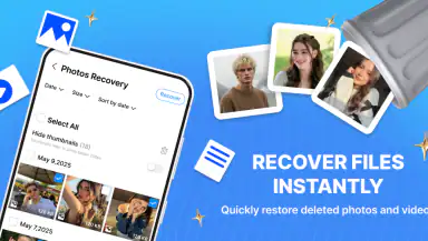 Recovery Lost Photos & Videos header