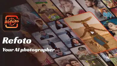 Refoto : AI Photo Studio header