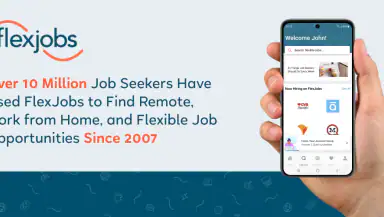 Remote Jobs Search - FlexJobs header