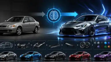 RevMod AI-Car Tuning & Design header
