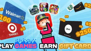 Rewarded Play: Earn Gift Cards header