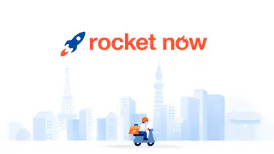 Rocket Now: Food Delivery header