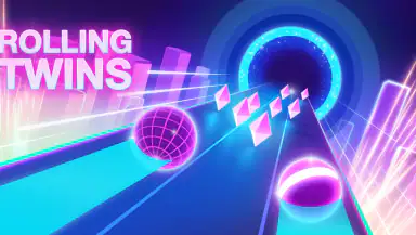 Rolling Twins: Music Ball Rush header